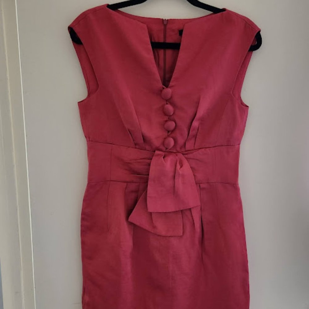 Nanette Lepore Linen-Blend Dusty Pink Dress - Size 8